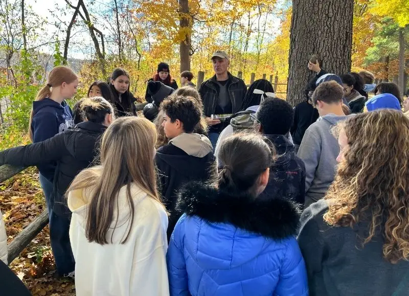 School tour of Locust Grove