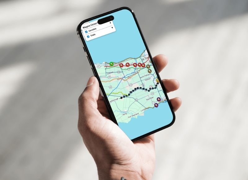 Niagara Trail Network screen capture